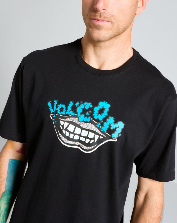 Camiseta Volcom Evil Grin Preta